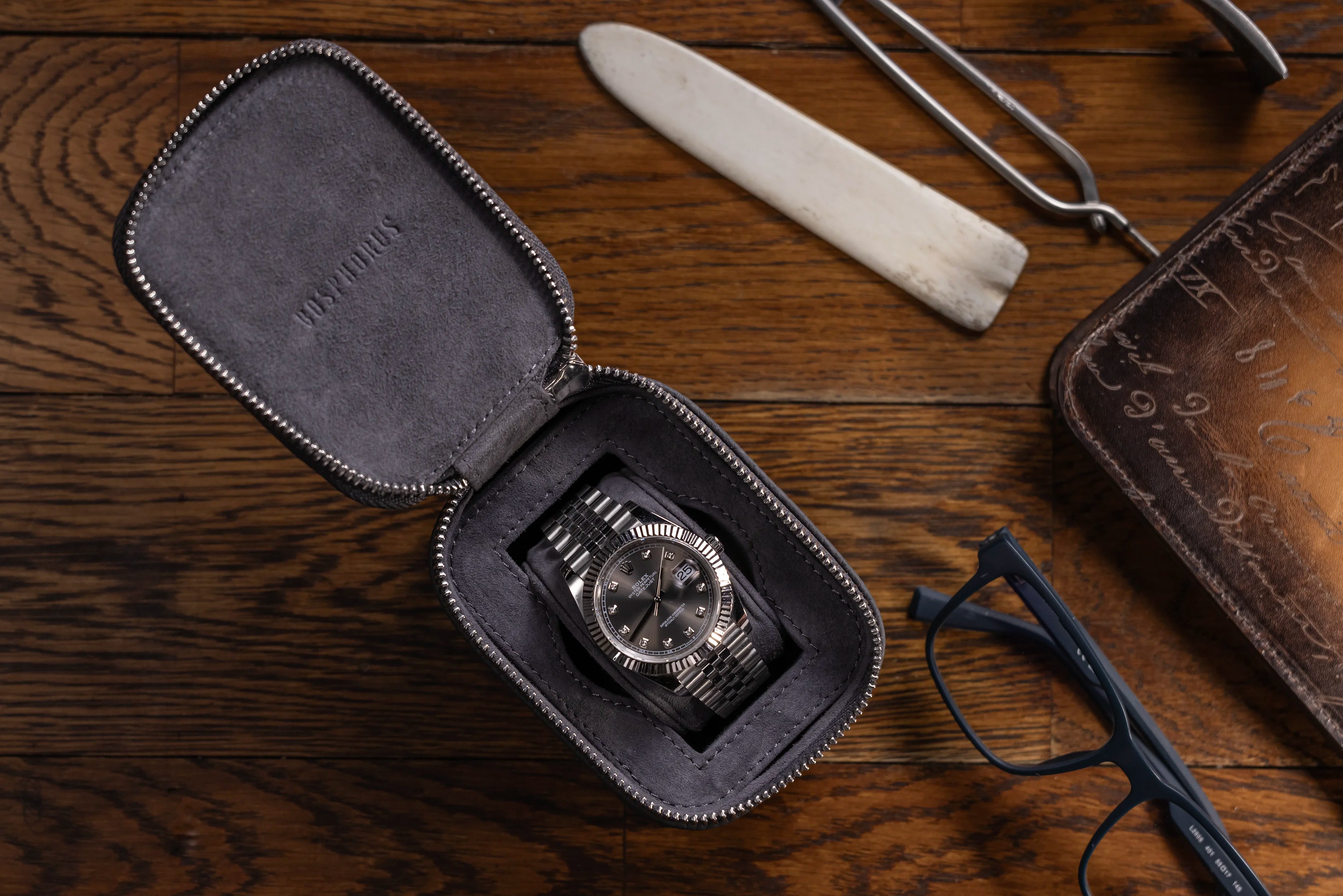 Ephesus Watch Case - Silky Black