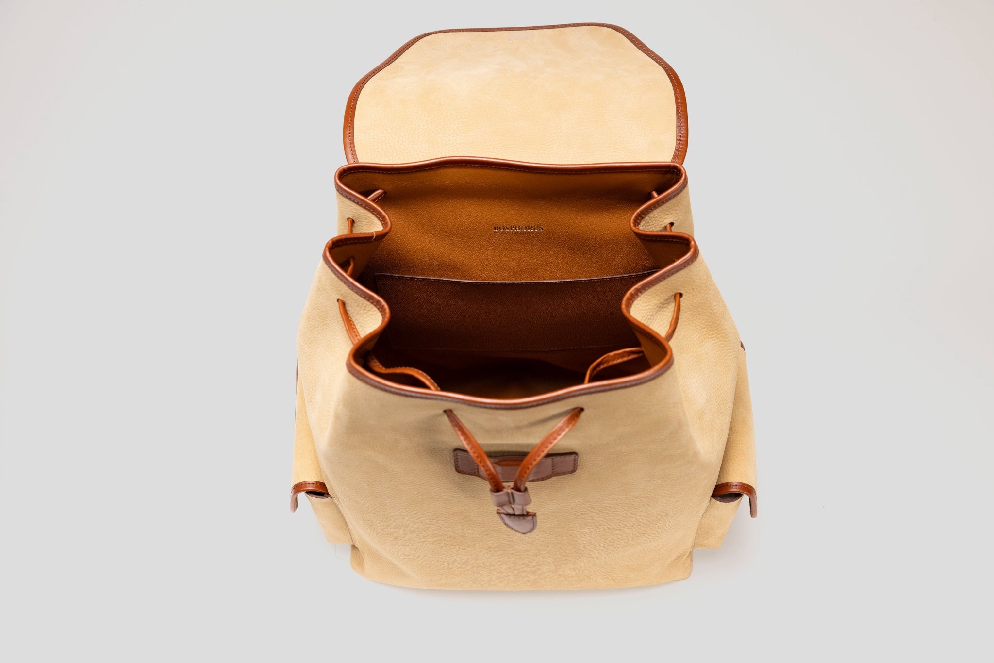 Bosphorus LeatherBackpack - Nubuck Beige