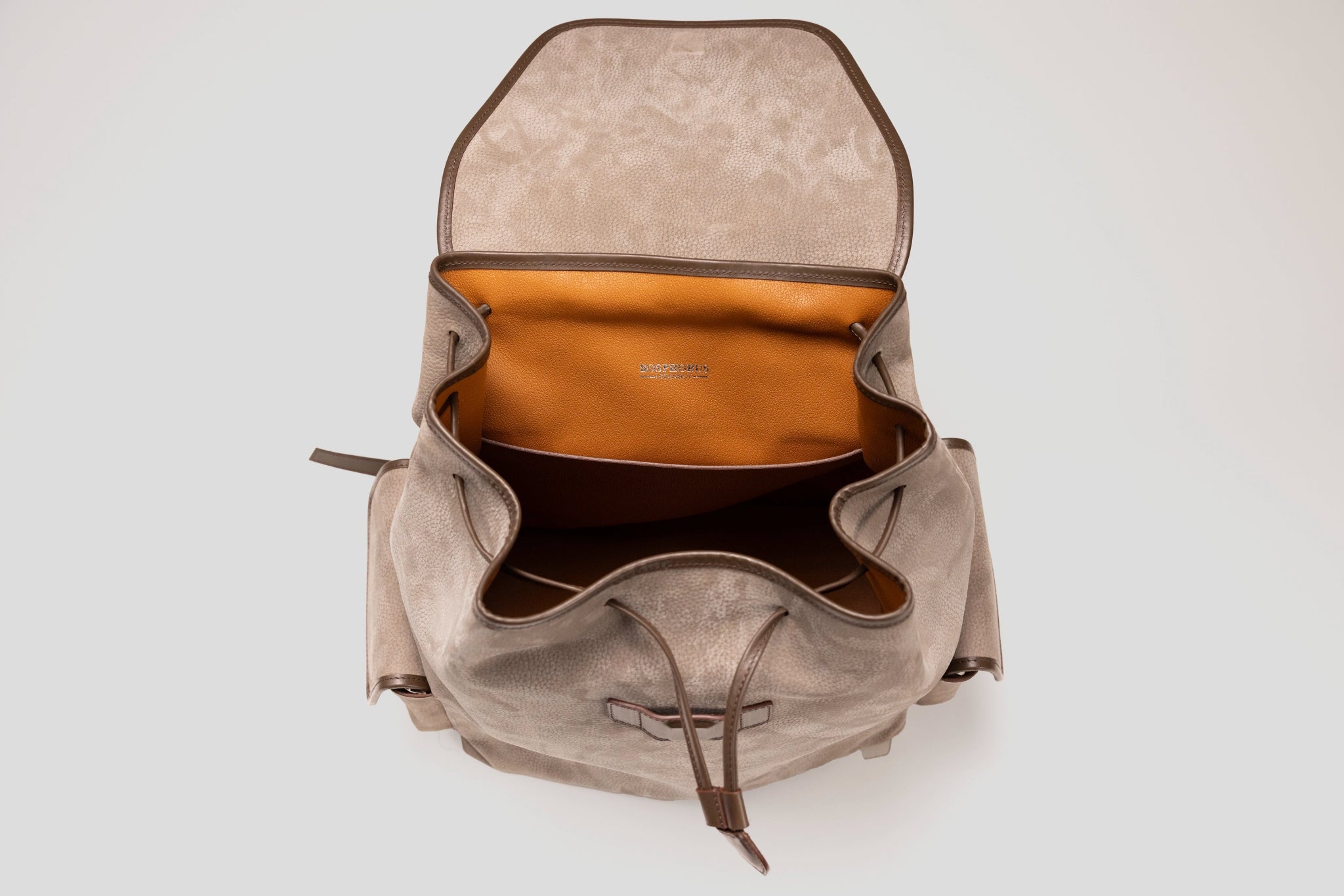 Bosphorus LeatherBackpack - Nubuck Grey 02