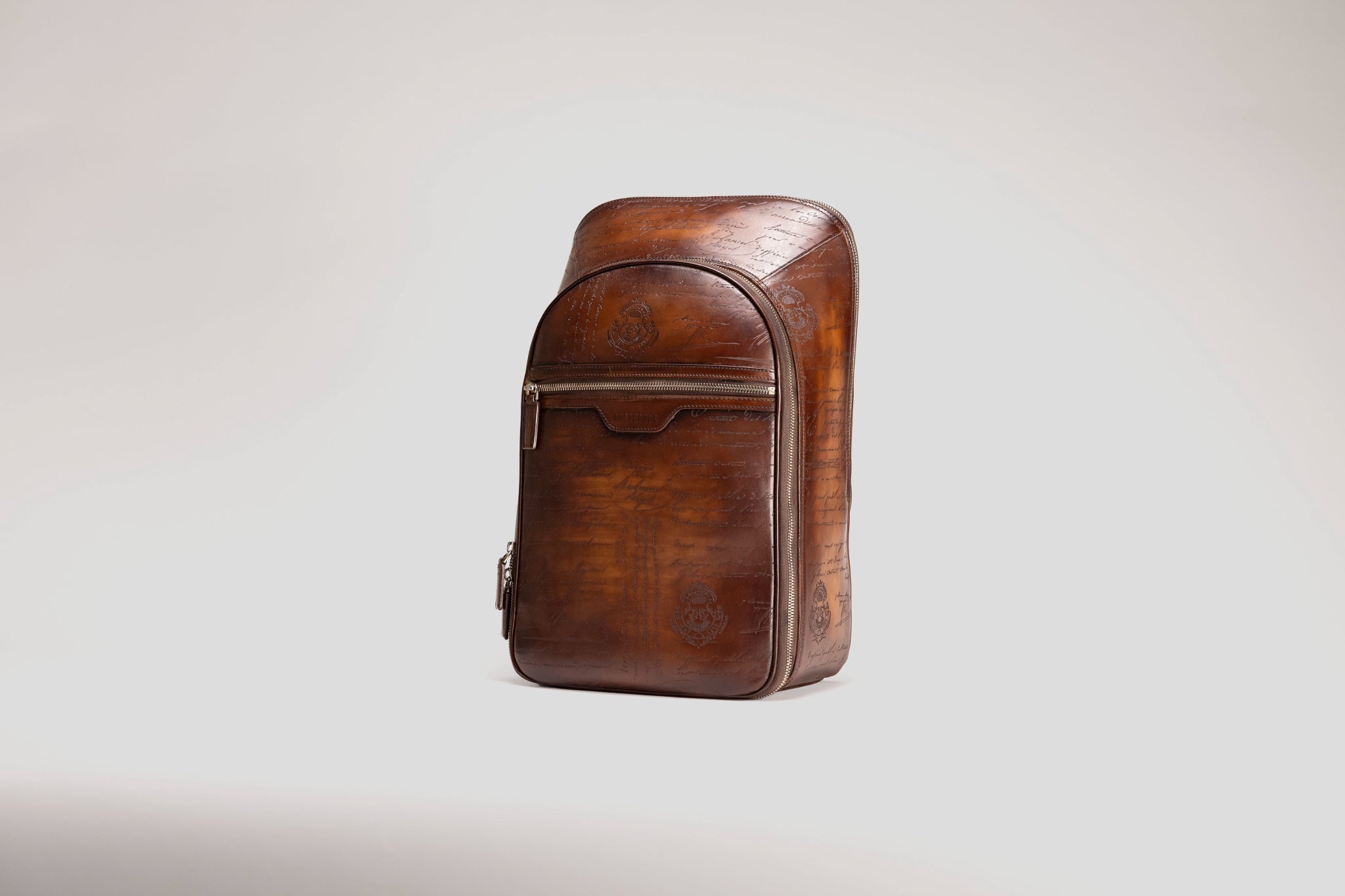 Bosphorus LeatherBackpack - Parchment Patina Brown