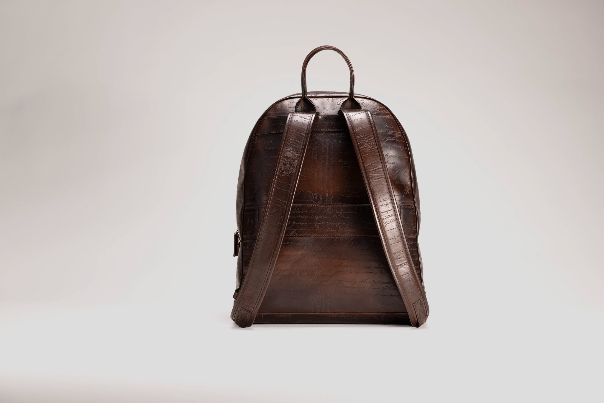 Bosphorus LeatherBackpack - Parchment Patina Dark Brown