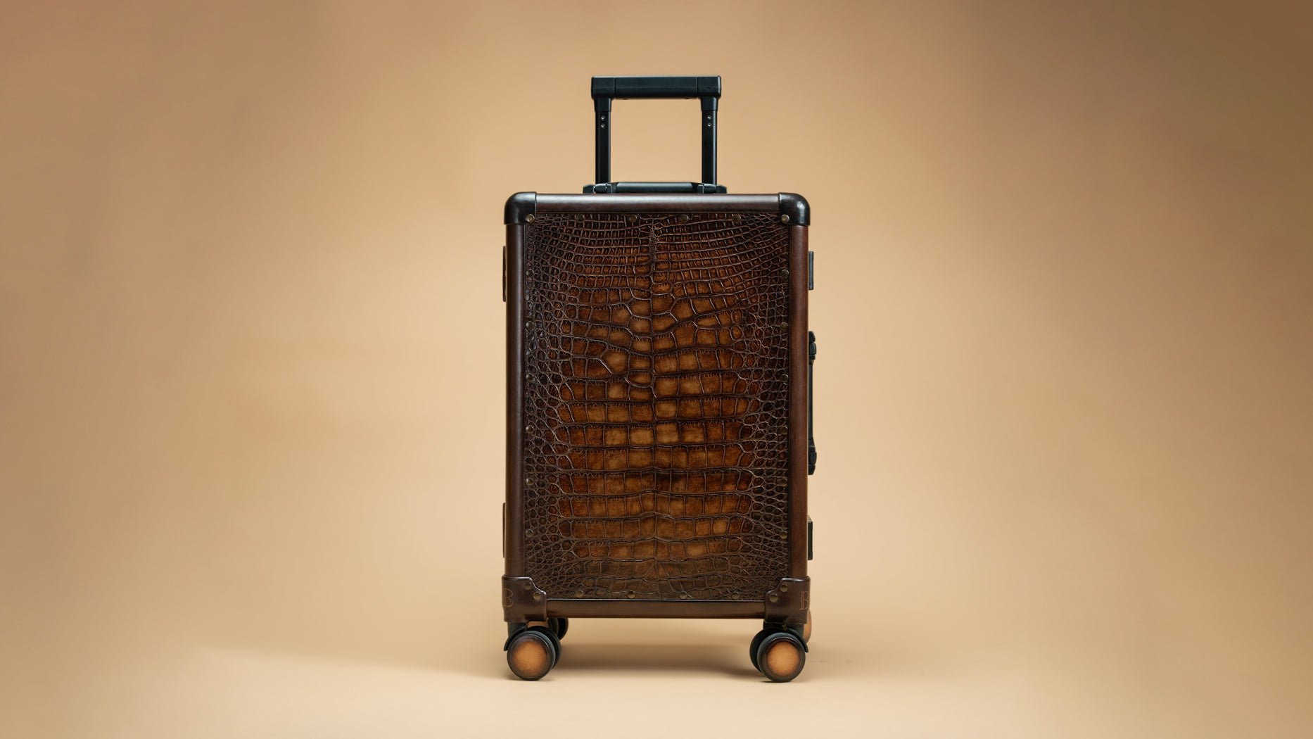 Bosphorus LeatherBosphorus Luggage - Alligator Brown