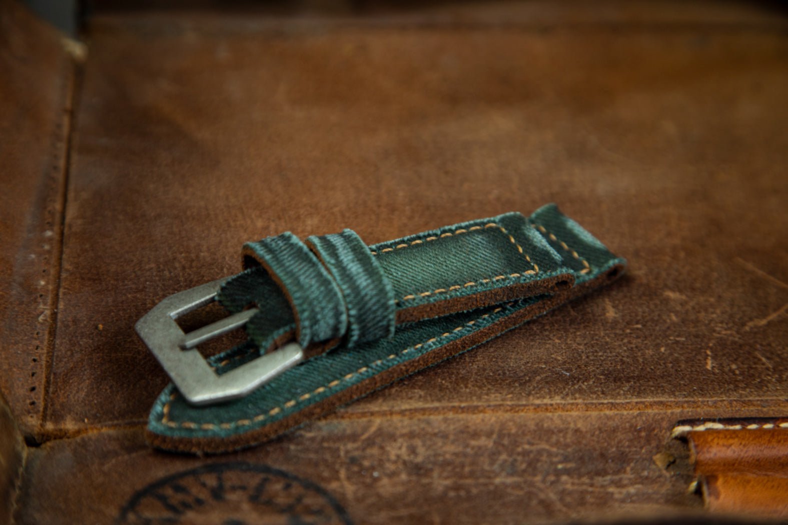 Bosphorus LeatherBosphorus Watch Strap - Canvas Aged Dark Forest