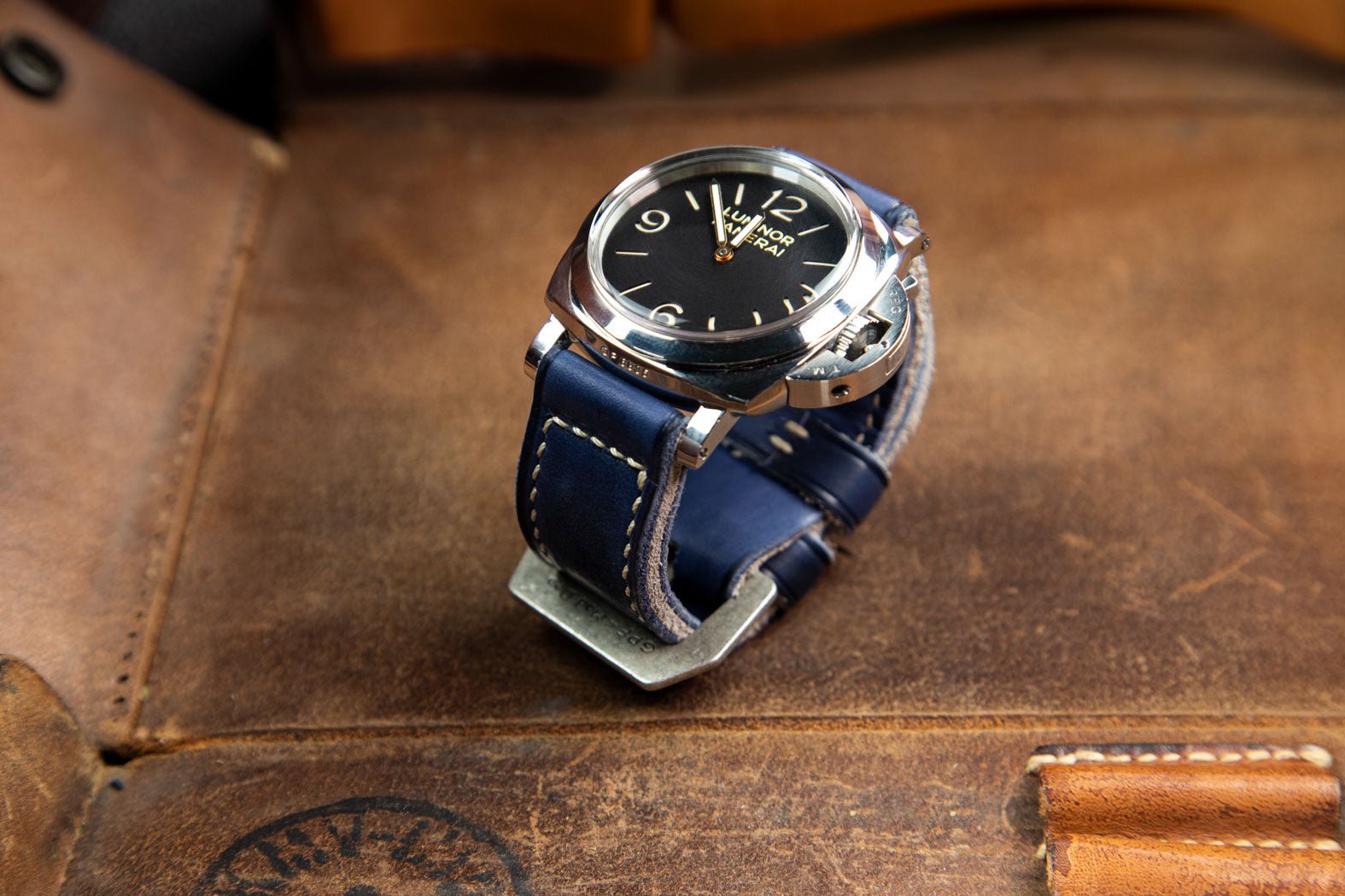 Bosphorus LeatherBosphorus Watch Strap - Vintage Dark Blue