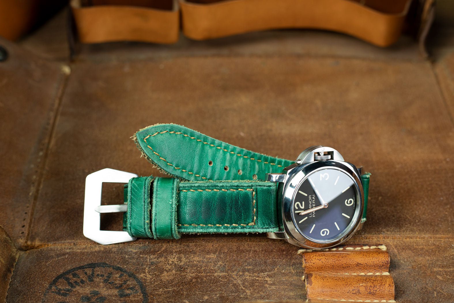 Bosphorus LeatherBosphorus Watch Strap - Vintage Emerald