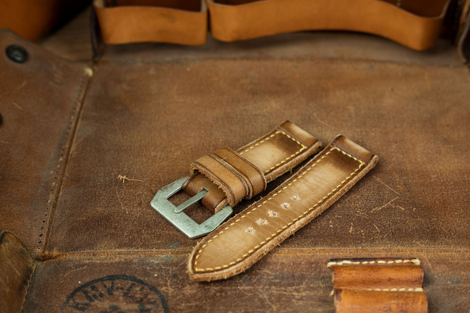 Bosphorus LeatherBosphorus Watch Strap - Vintage Peanut