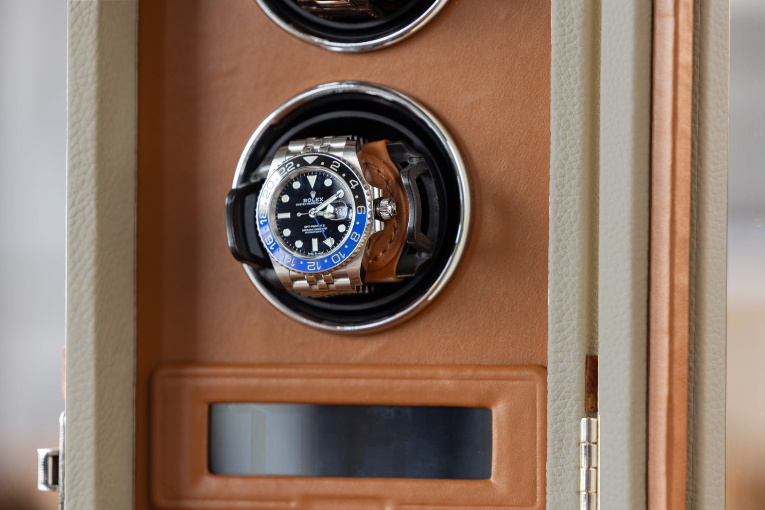 Bosphorus LeatherBosphorus Watch Winder - Togo Beige