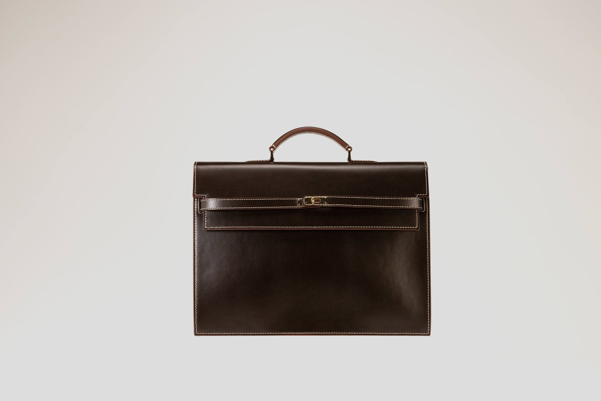 Bosphorus LeatherBriefcase - Dark Brown