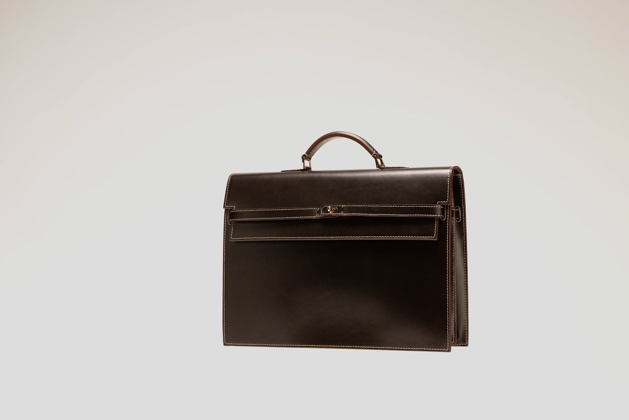 Bosphorus LeatherBriefcase - Dark Brown