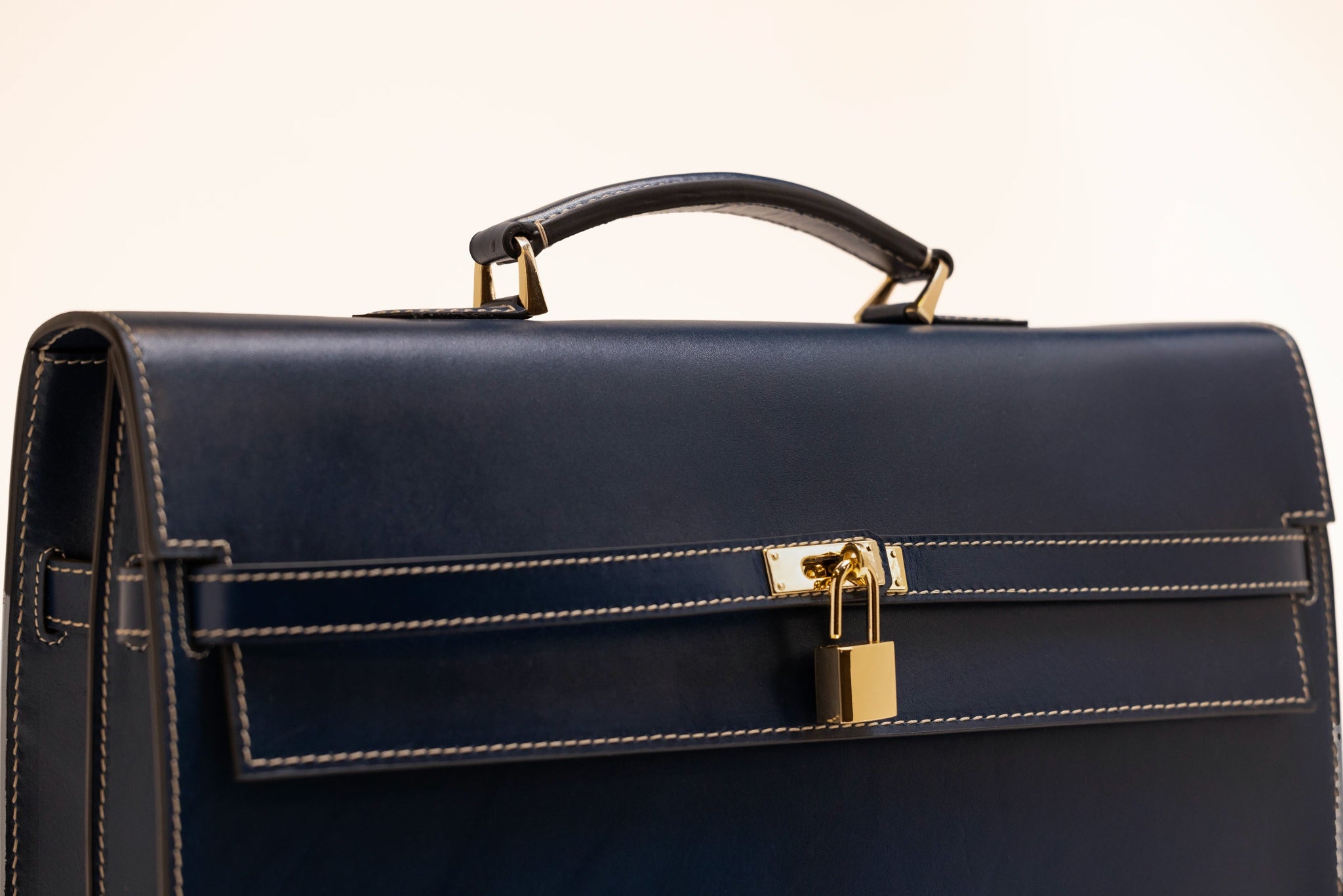 Bosphorus LeatherBriefcase - Montana Blue