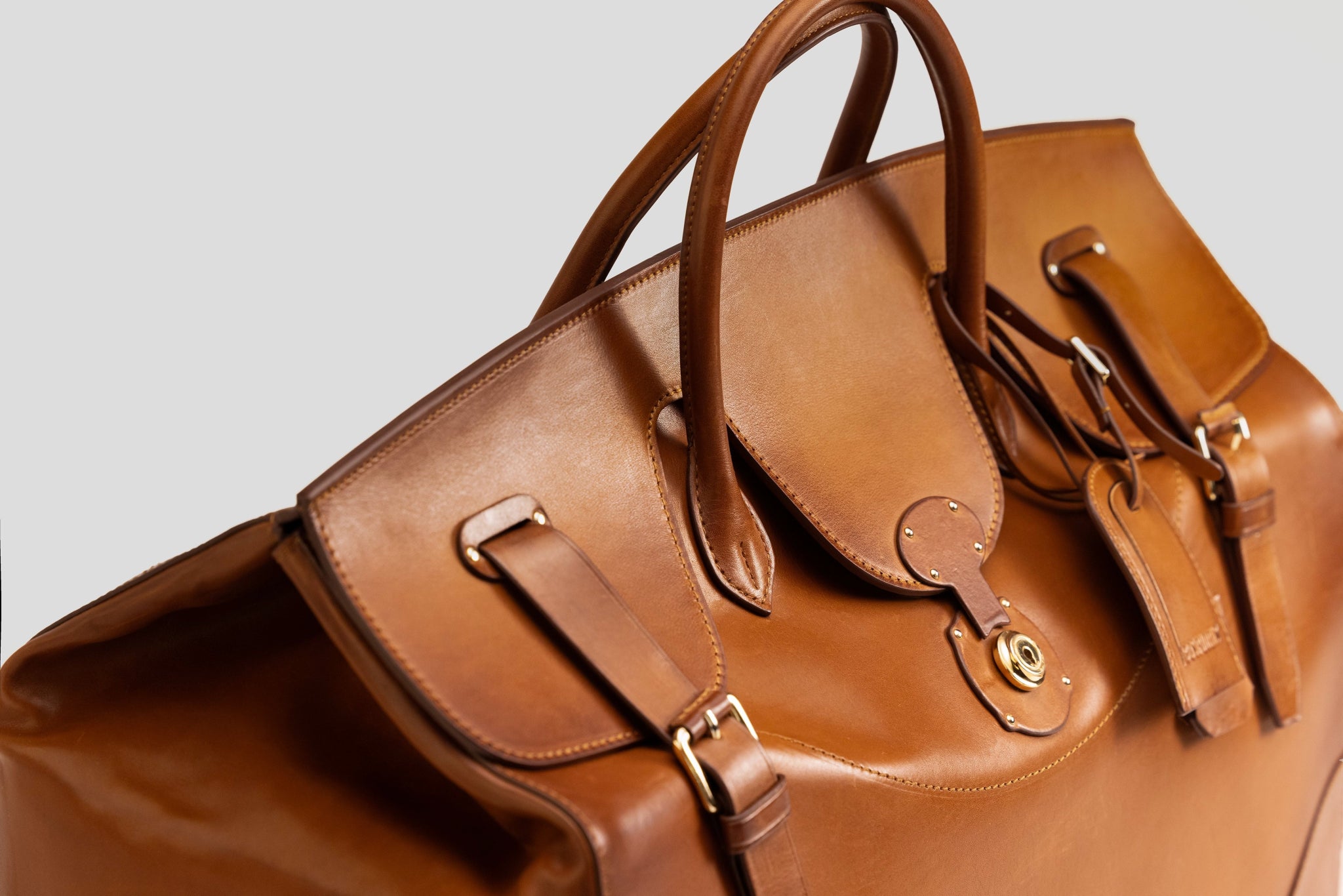 Bosphorus LeatherDuffle Bag - Barenia Patina