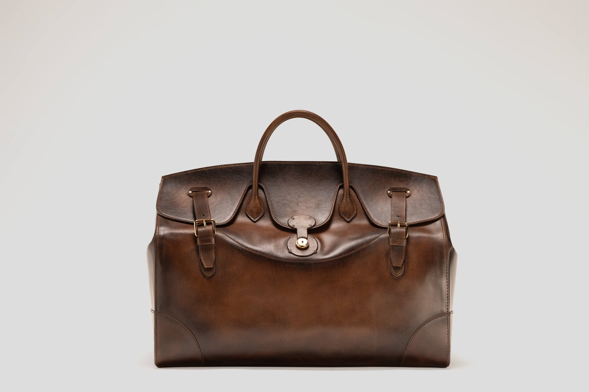 Bosphorus LeatherDuffle Bag - Patina Brown