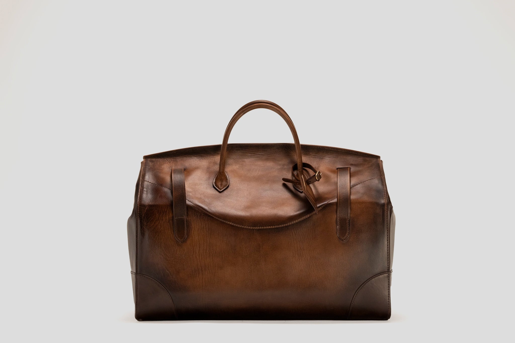 Bosphorus LeatherDuffle Bag - Patina Brown