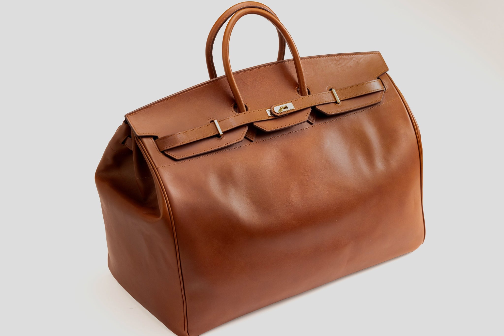 Bosphorus LeatherDuffle Bags - Barenia Patina