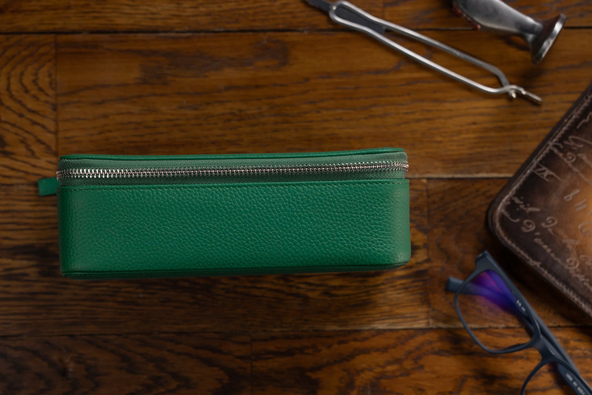 Bosphorus LeatherEphesus Watch Case - Togo Green