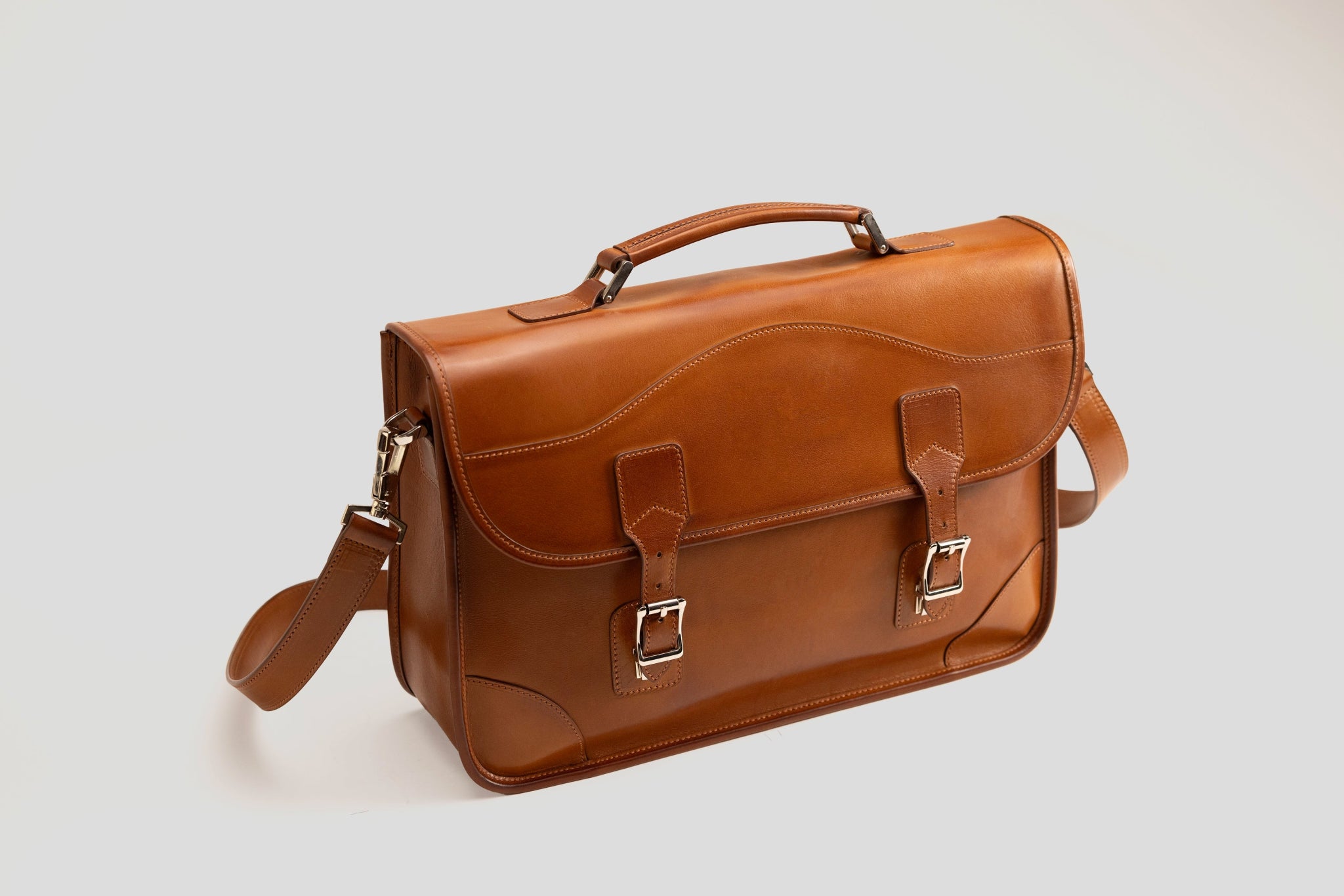 Bosphorus LeatherMessenger Bag - Barenia Patina