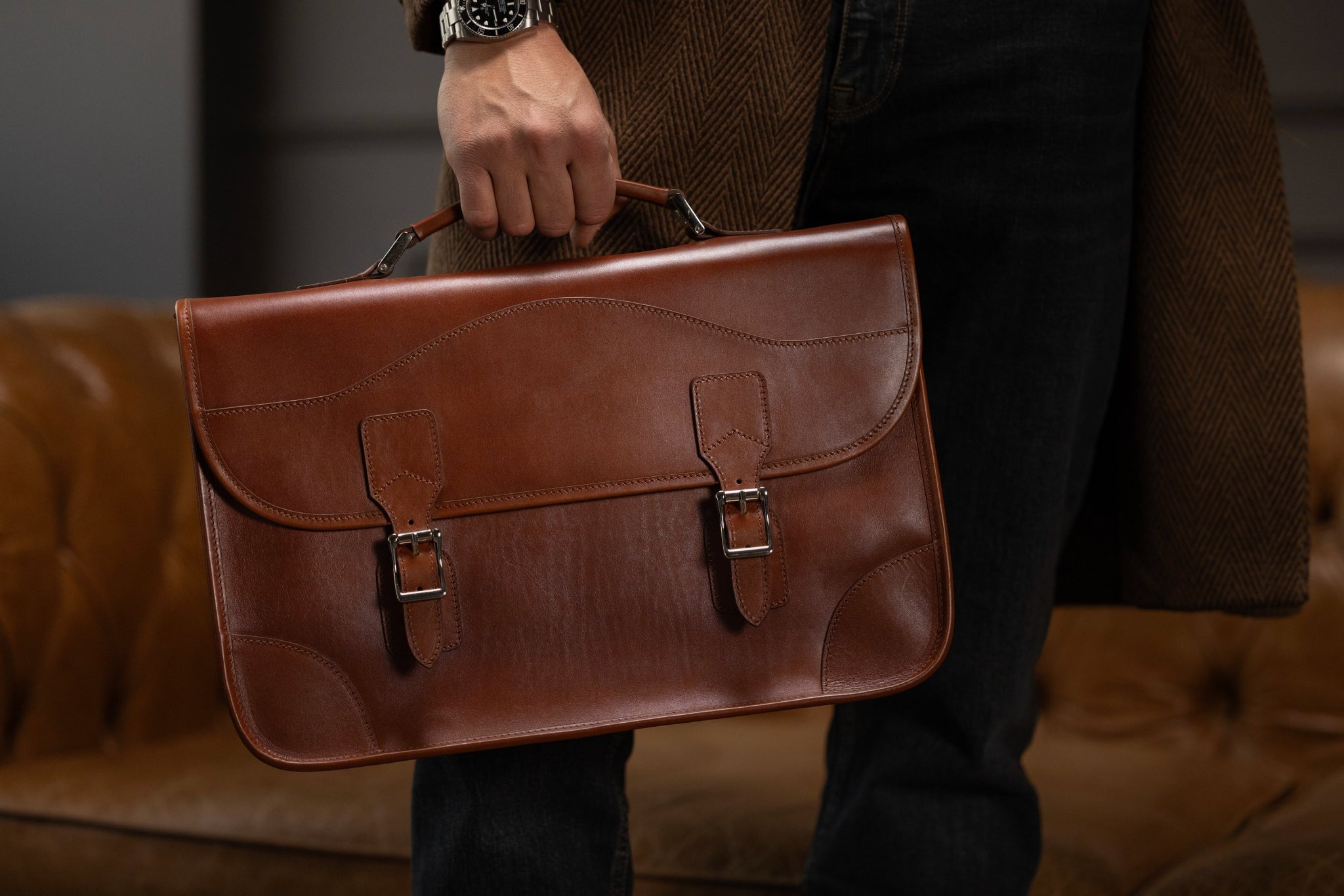 Bosphorus LeatherMessenger Bag - Montana 01