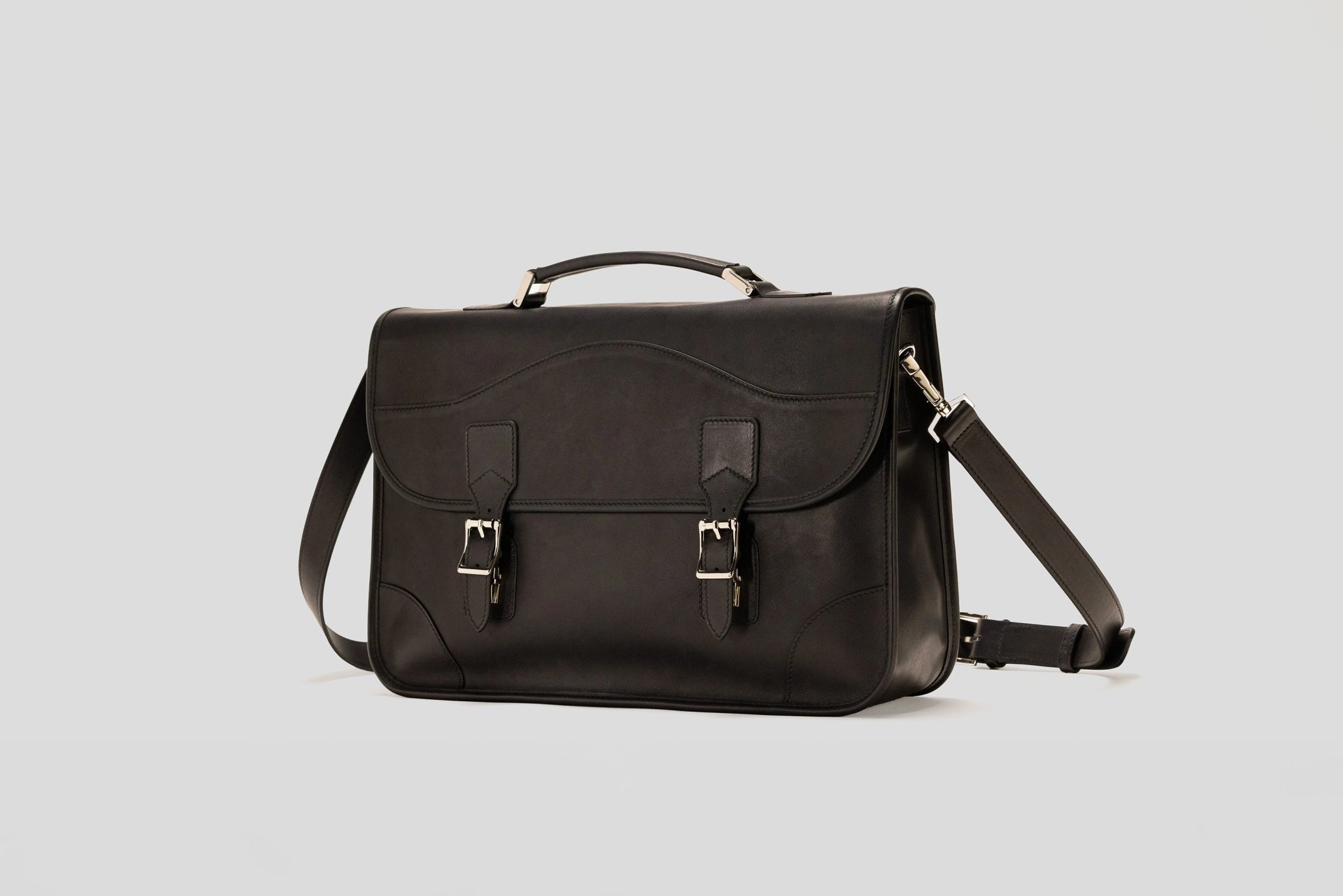 Bosphorus LeatherMessenger - Silky Black