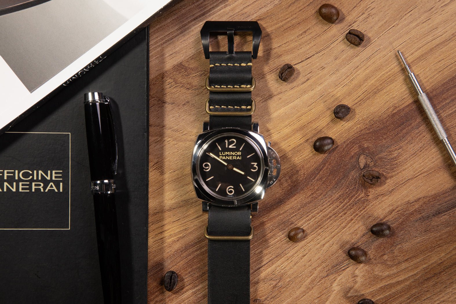 Bosphorus LeatherNato Watch Strap - Black