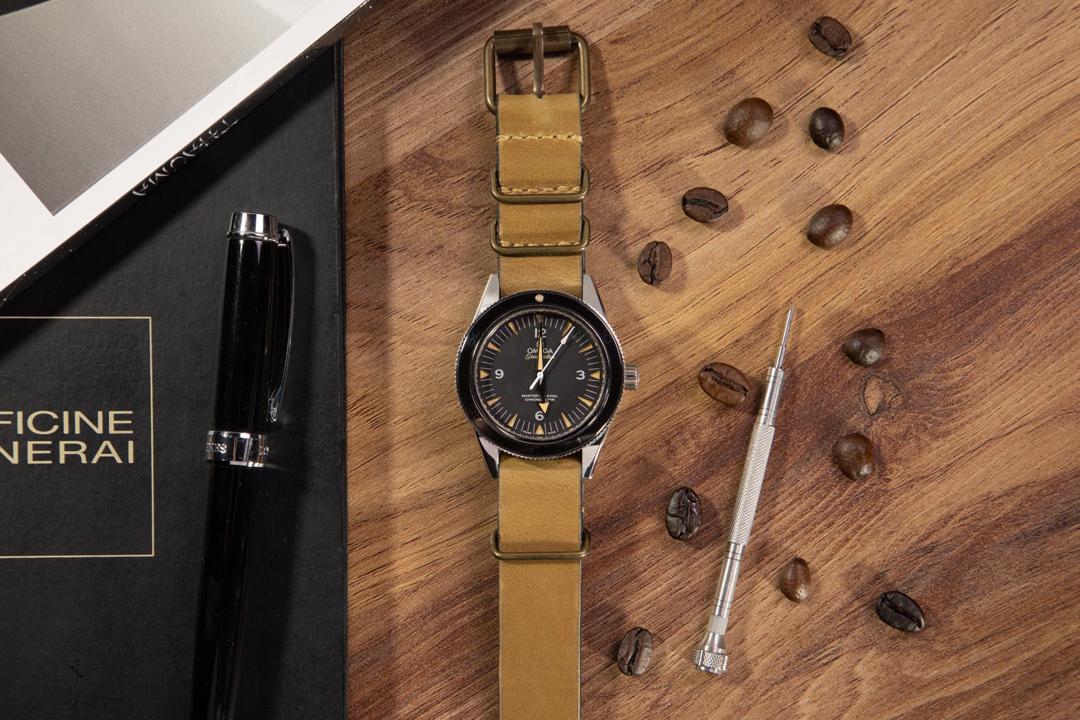 Bosphorus LeatherNato Watch Strap - Mustard XS