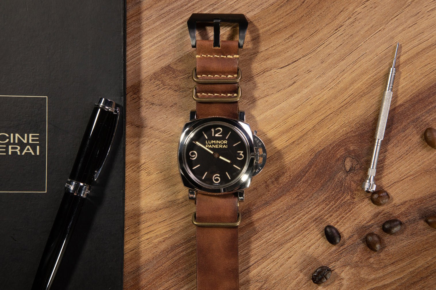 Bosphorus LeatherNato Watch Strap - Vintage Brown