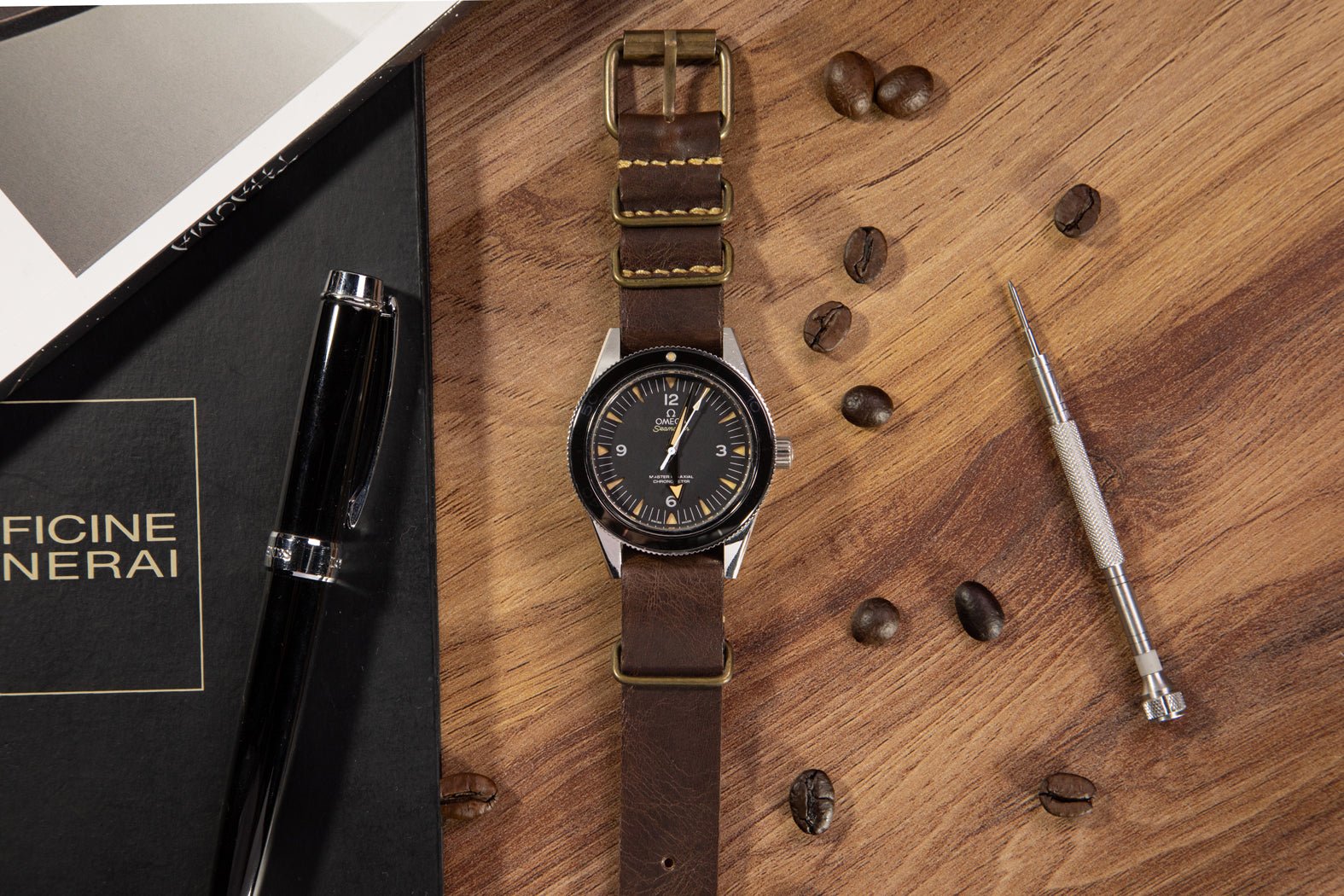 Bosphorus LeatherNato Watch Strap - Vintage Brown XS