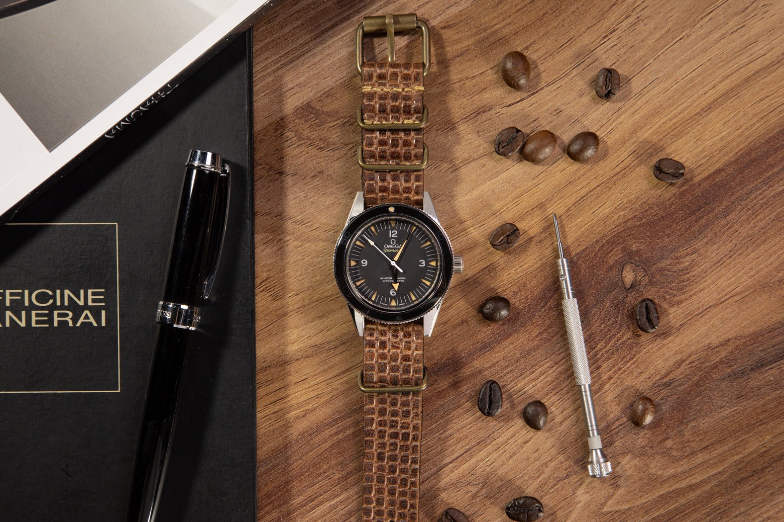 Bosphorus LeatherNato Watch Strap - Wicker Brown XS