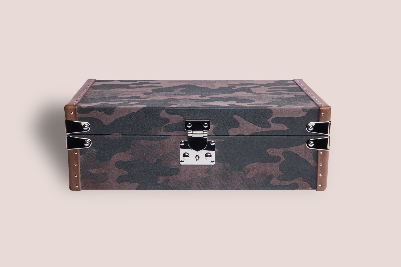 Bosphorus LeatherPetra Watch Case - Camouflage Charcoal
