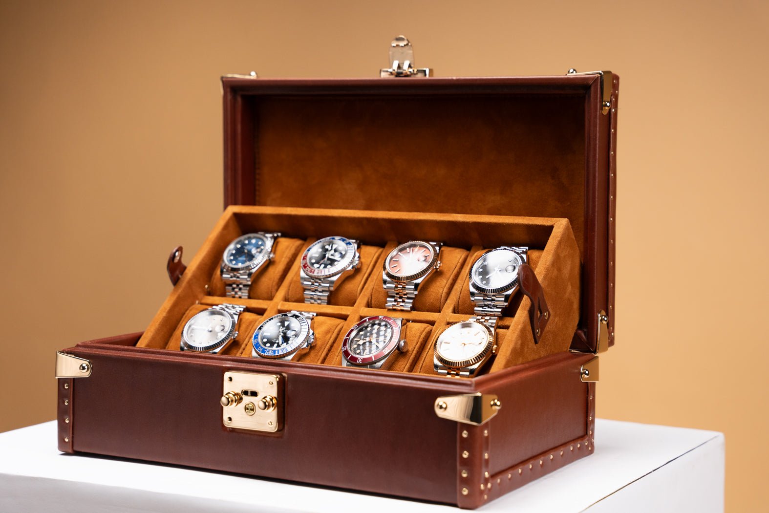 Bosphorus LeatherPetra Watch Case - Montana 01 For 8 Watches