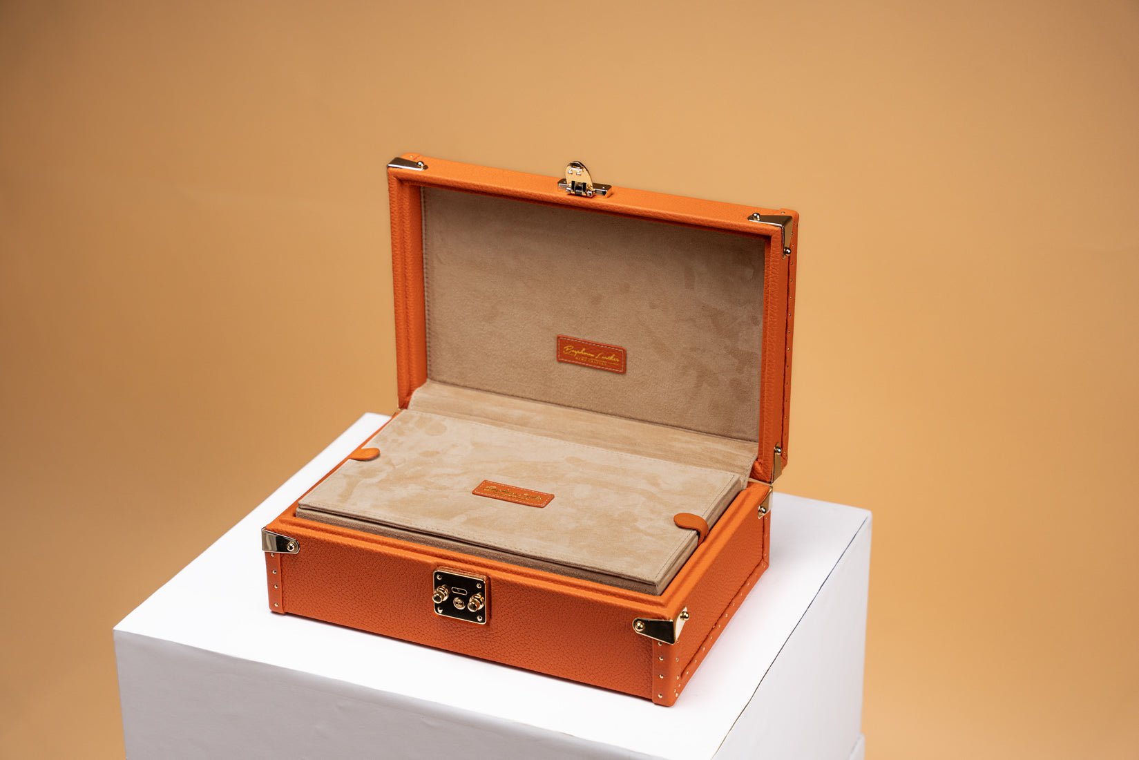 Petra Watch Case - Togo Orange