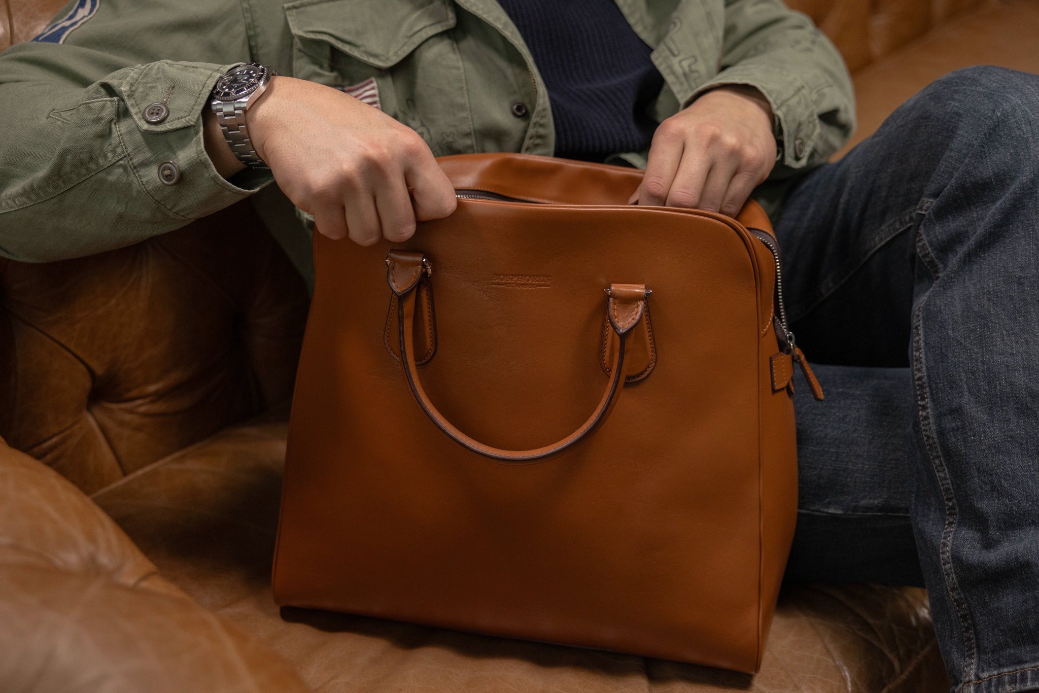 Bosphorus LeatherTote - Montana 03