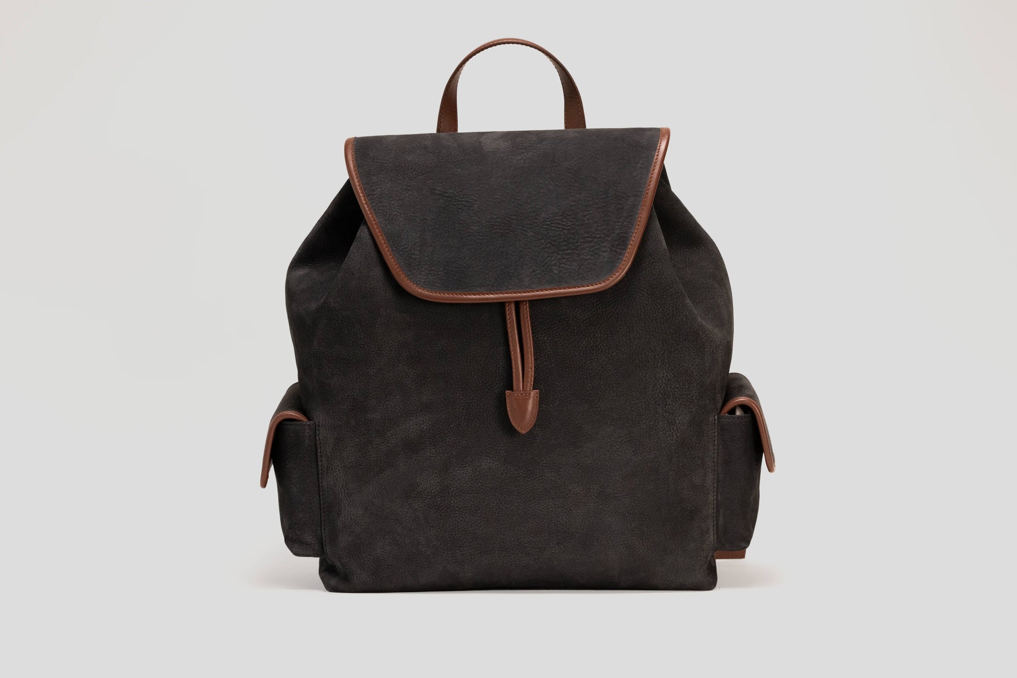 Bosphorus LeatherVoyager Backpack - Nubuck Black