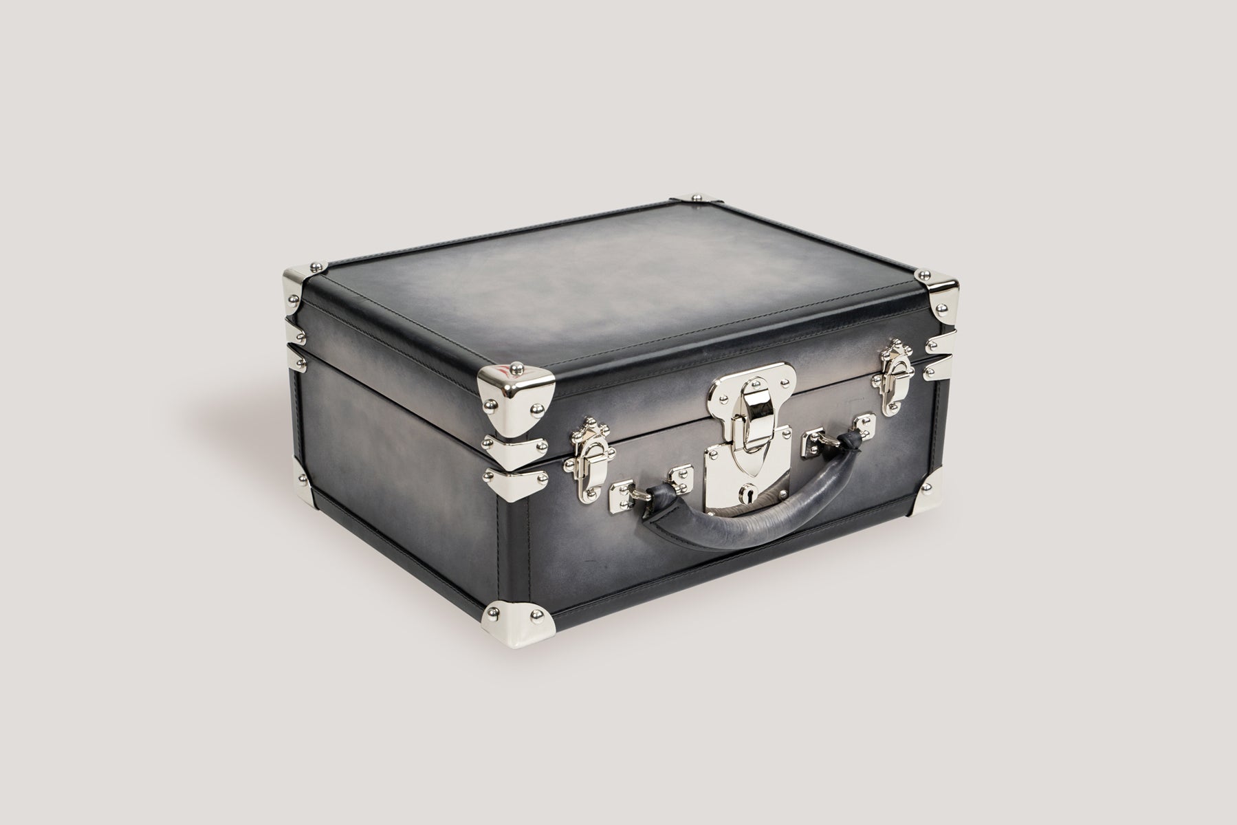 Bosphorus LeatherWatch Trunk - Patina Grey for 25 Watches