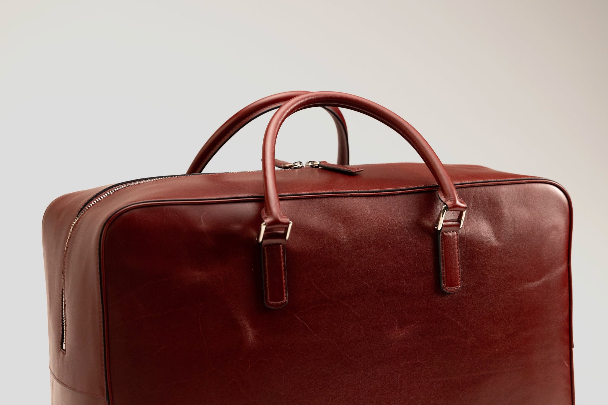 Bosphorus LeatherWeekender Bag - Montana Burgundy