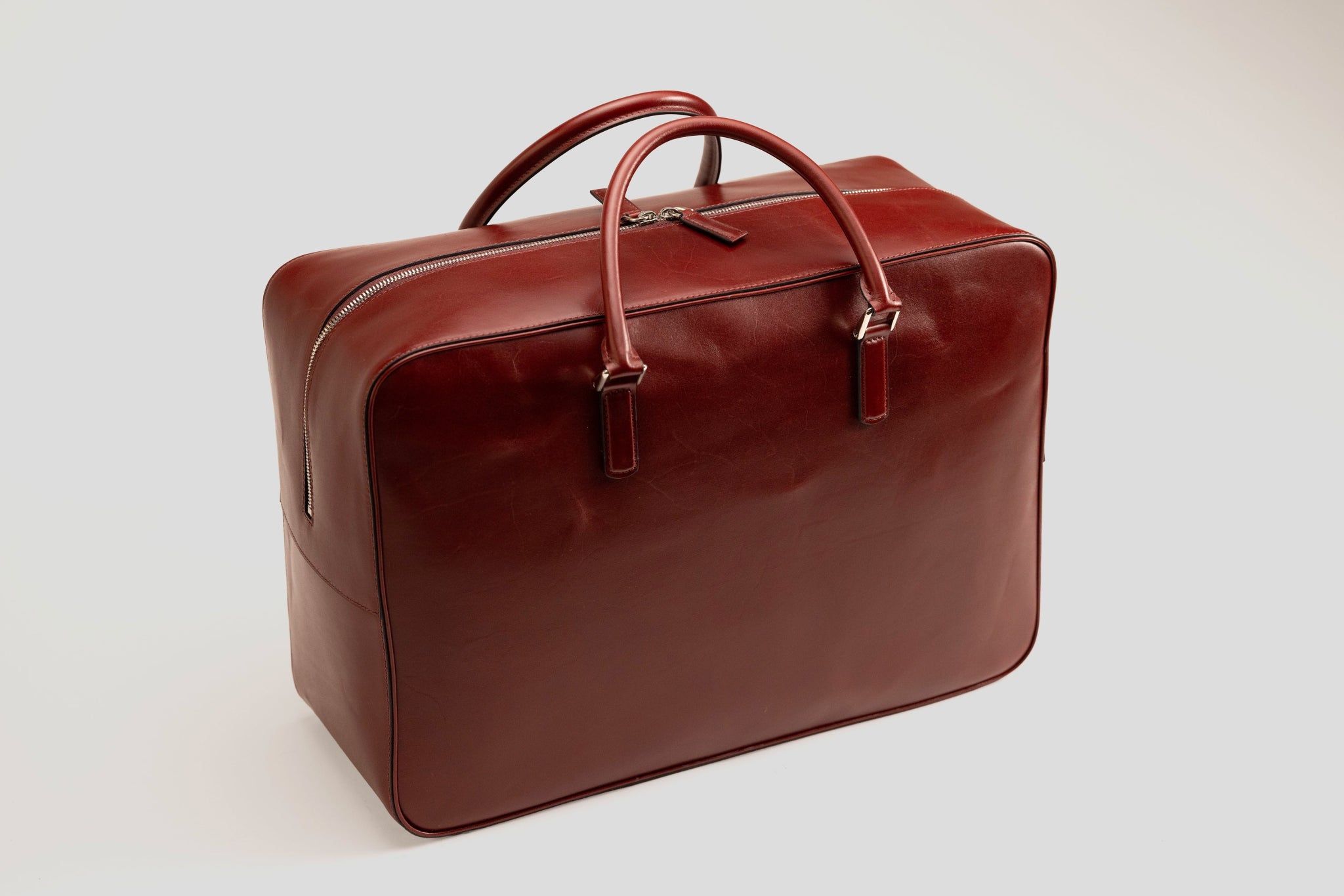 Bosphorus LeatherWeekender Bag - Montana Burgundy