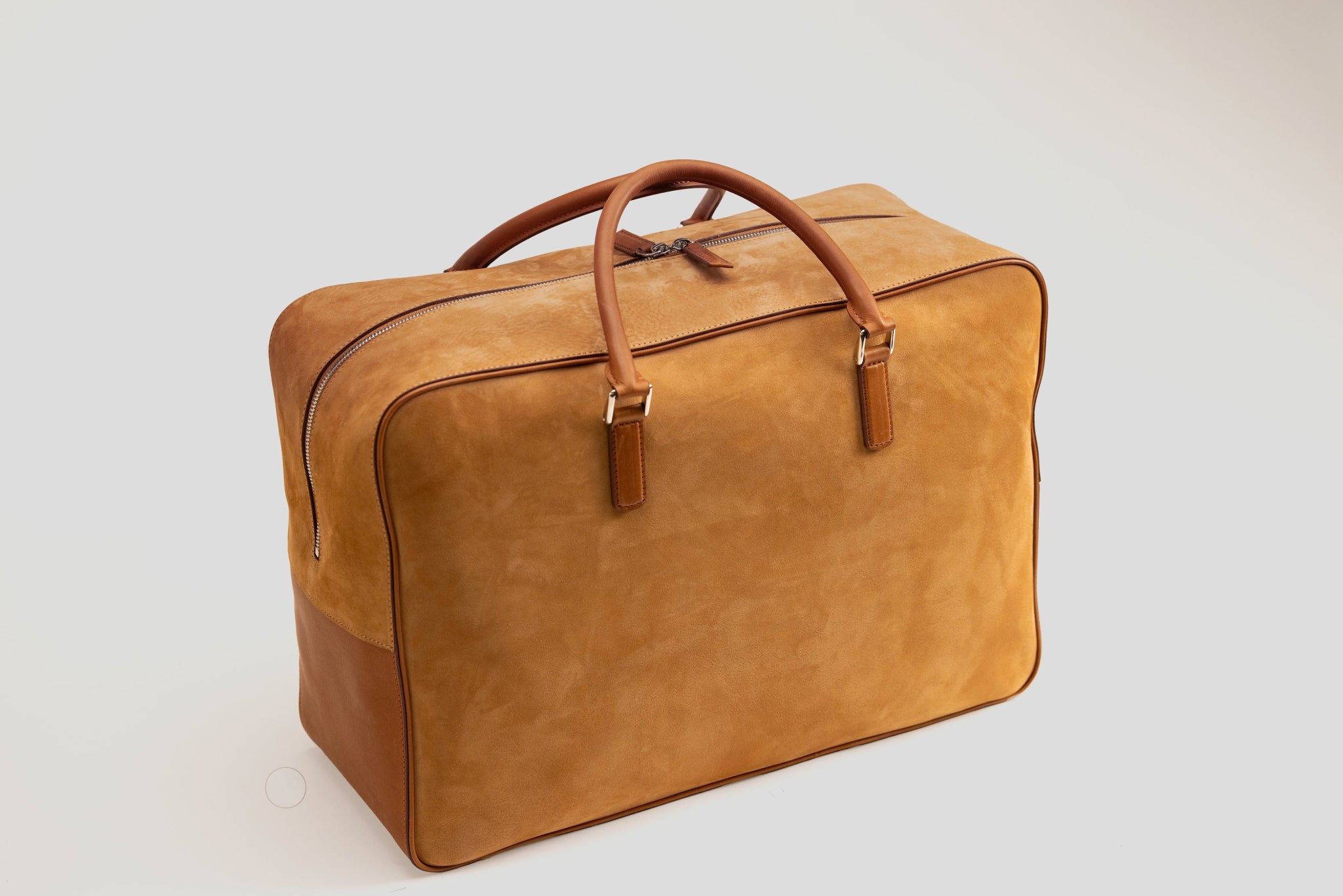 Bosphorus LeatherWeekender Bag - Nubuck Camel