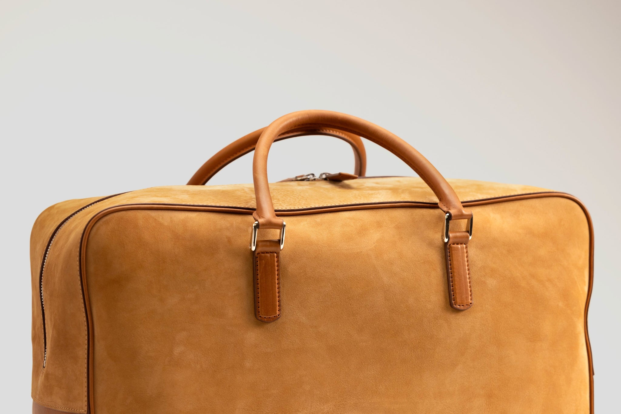 Bosphorus LeatherWeekender Bag - Nubuck Camel