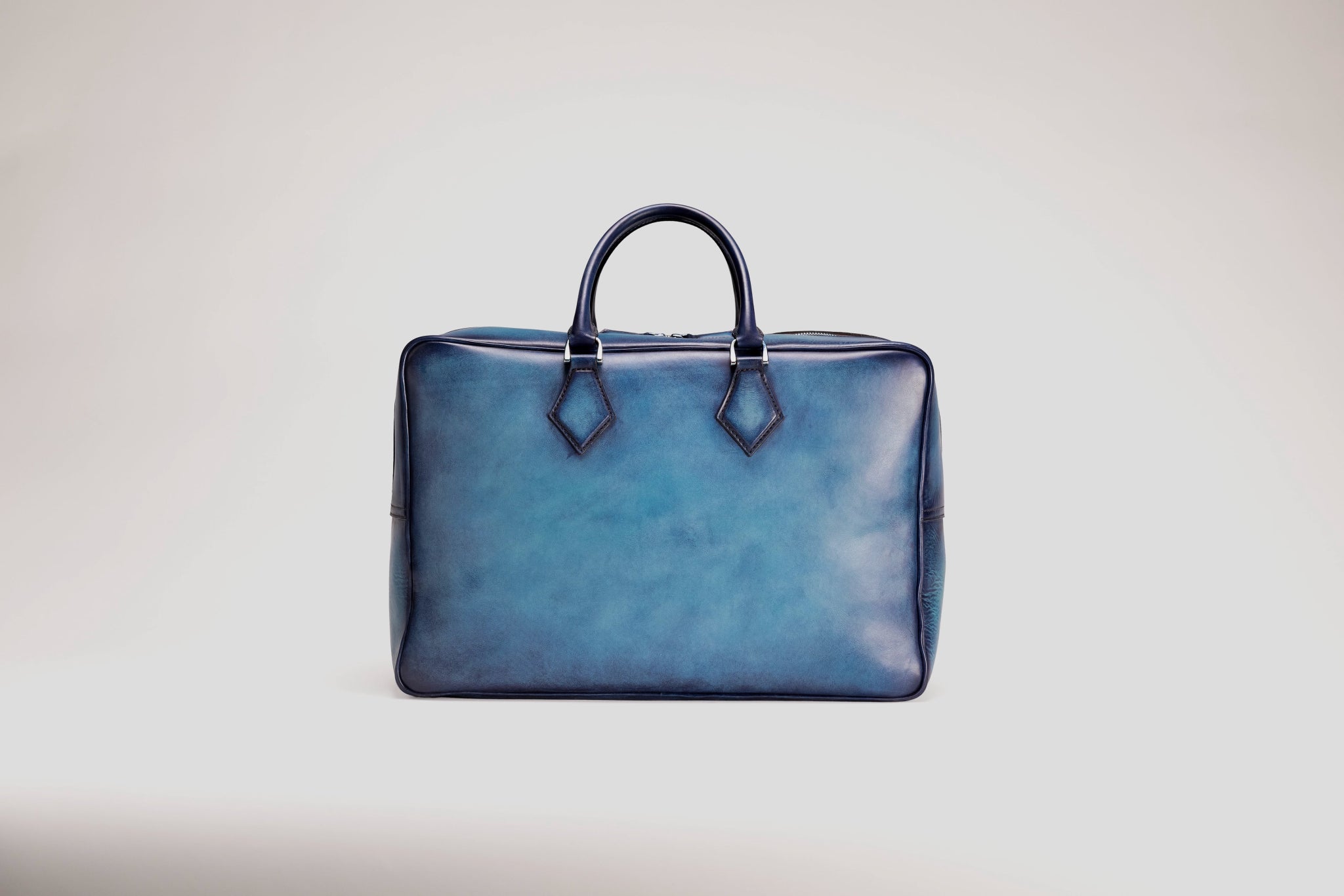 Bosphorus LeatherWeekender Bag - Patina Blue