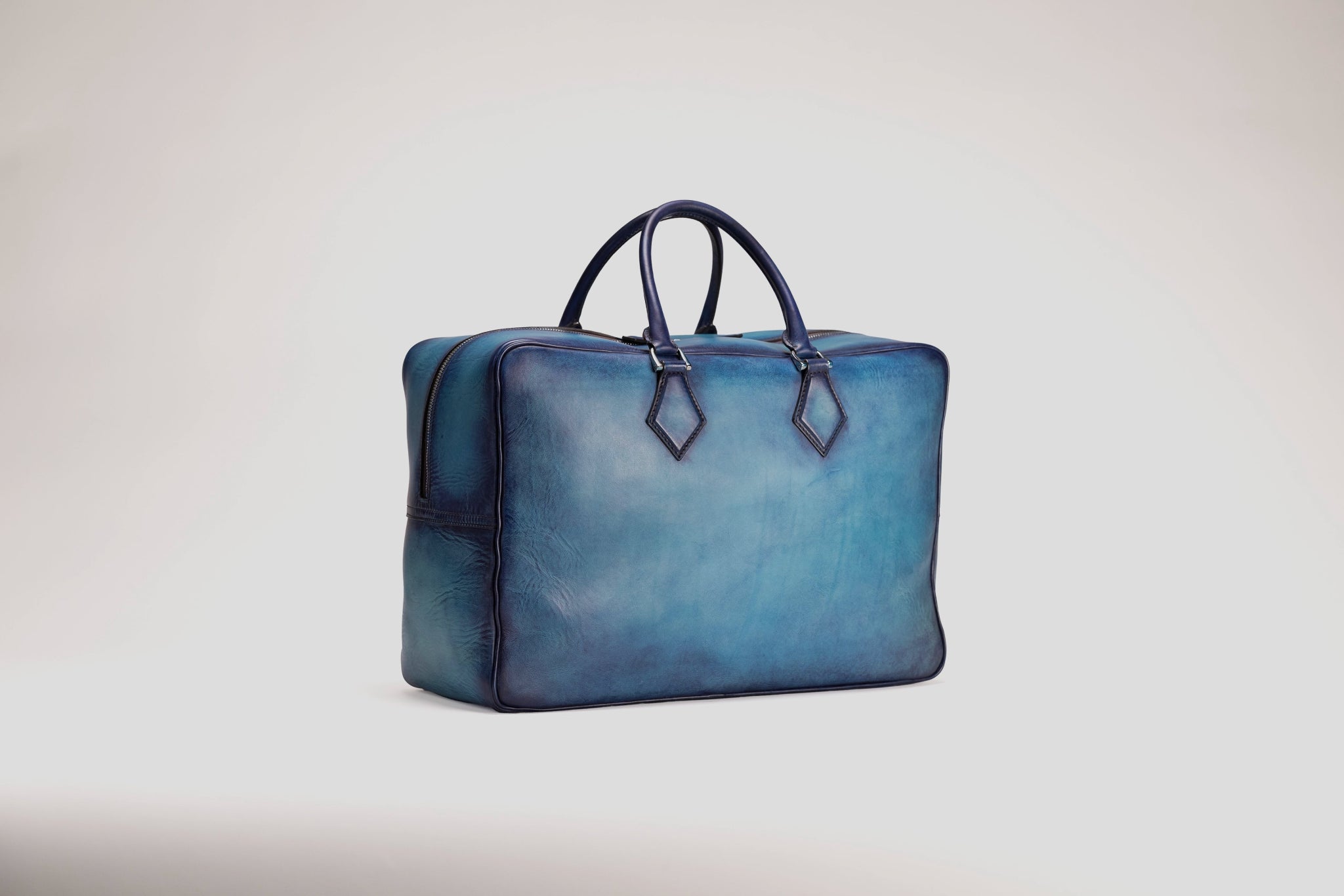 Bosphorus LeatherWeekender Bag - Patina Blue