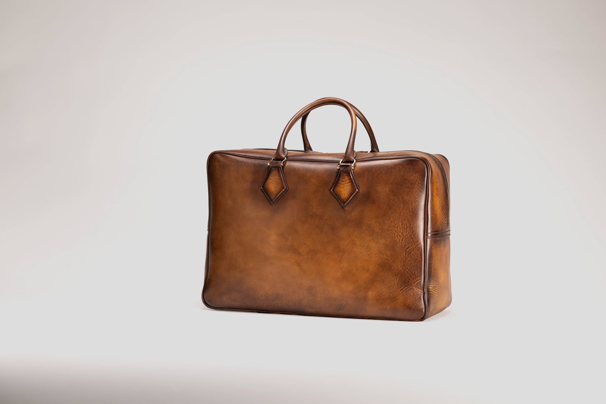 Bosphorus LeatherWeekender Bag - Patina Brown