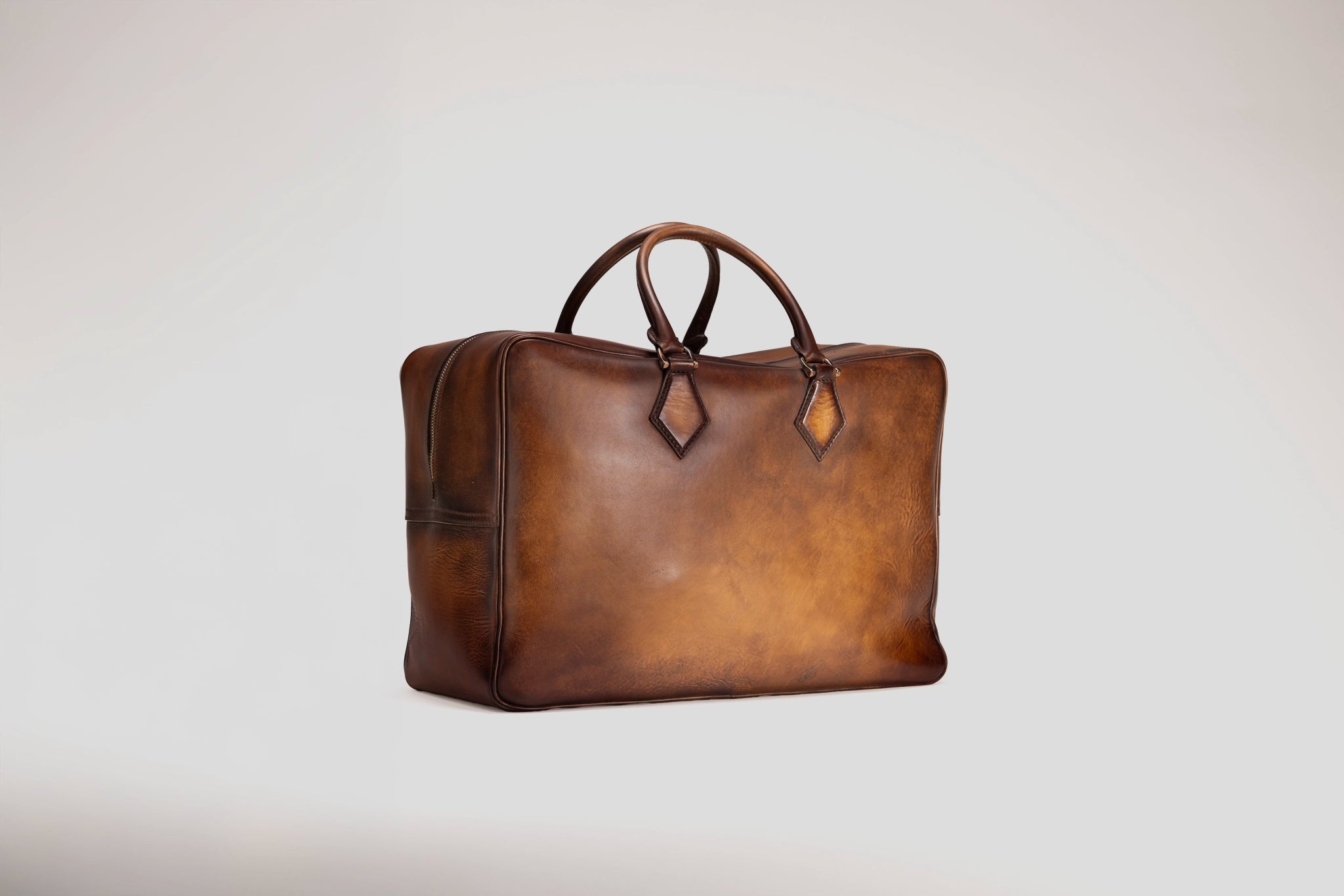 Bosphorus LeatherWeekender Bag - Patina Brown